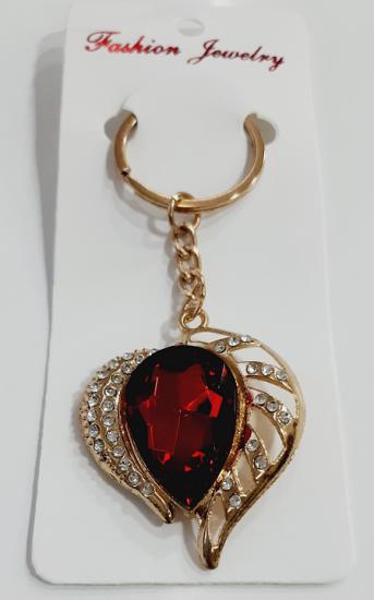 https://www.fullyedekparca.com/Kalp Kırmızı Taşlı Anahtarlık Kalpli Hediyelik Anahtarlık Aksesuar Kalp Figür 4 cm